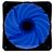  Вентилятор Digma DFAN-LED-BLUE 120x120x25mm 3-pin 4-pin (Molex)23dB 115gr LED Ret 