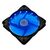  Вентилятор Digma DFAN-LED-BLUE 120x120x25mm 3-pin 4-pin (Molex)23dB 115gr LED Ret 
