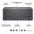  Клавиатура LOGITECH MX Keys Mini Minimalist Wireless Illuminated Keyboard графит 920-010501 