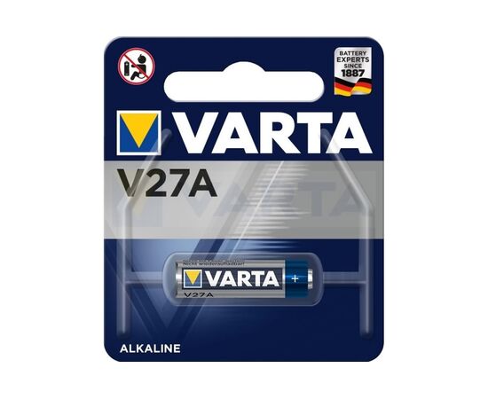  Батарейка Varta ELECTRONICS LR27/A27/MN27 BL1 Alkaline 12V (4227) (1/10/100) 