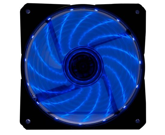  Вентилятор Digma DFAN-LED-BLUE 120x120x25mm 3-pin 4-pin (Molex)23dB 115gr LED Ret 
