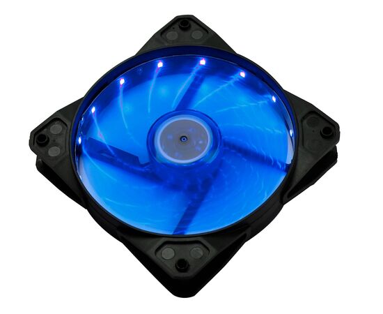  Вентилятор Digma DFAN-LED-BLUE 120x120x25mm 3-pin 4-pin (Molex)23dB 115gr LED Ret 