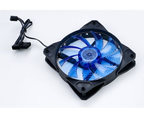  Вентилятор Digma DFAN-LED-BLUE 120x120x25mm 3-pin 4-pin (Molex)23dB 115gr LED Ret 
