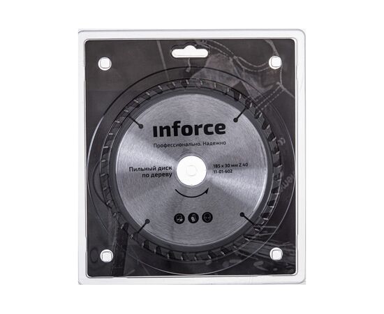  Пильный диск по дереву Inforce 11-01-602 185х30х40 