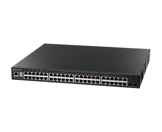  Коммутатор Edge-corE (ECS4620-52T) 48 x GE+2 x 10G SFP+,1 x expansion slot (for dual 10G SFP+ ) L3 Stackable Switch,1 x RJ45 console,1 x USB type A 