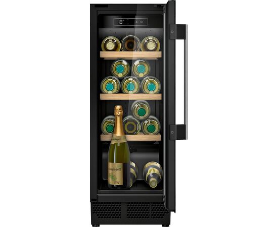  Встраиваемый винный шкаф NEFF KU9202HF0 под столешницу, 30см, цифровой дисплей, электронное управление, регулировка температуры с индикацией 