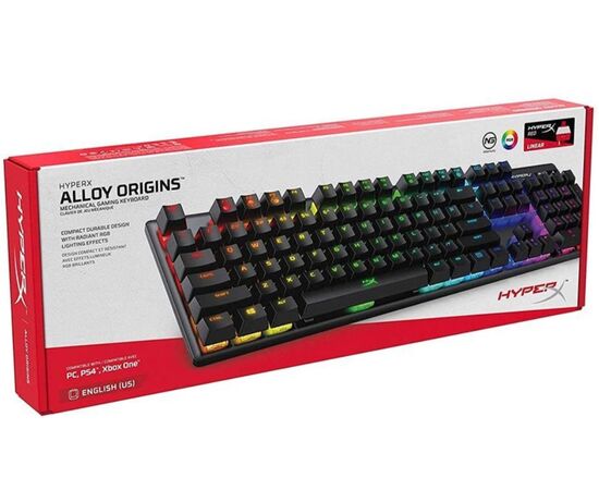  Клавиатура HyperX Alloy Origins черный (4P4F6AA#ABA) 