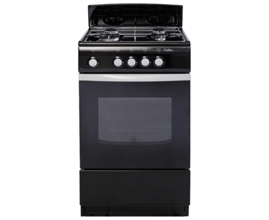  Плита De Luxe 5040.38г(щ) черная, 85х50х50см 