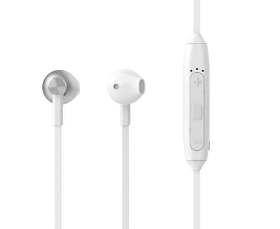  Bluetooth-наушники вкладыши с шейным шнурком Celebrat FLY-5 (White) 