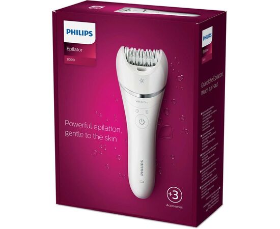  Эпилятор PHILIPS BRE700/00 белый 