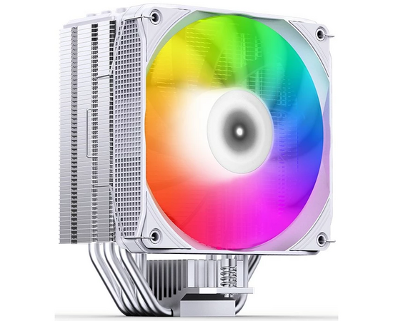  Кулер JONSBO Pisa A5 ARGB White LGA1700/1200/115X/AM5/AM4 (TDP 265W, PWM, 120mm ARGB Fan, 5 тепловых трубок, 4-pin, белый) Retail 