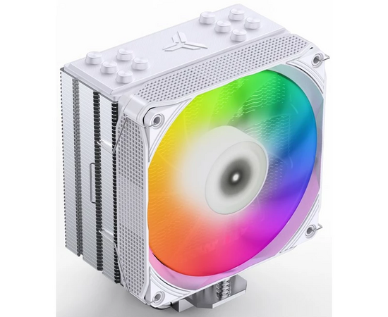  Кулер JONSBO Pisa A5 ARGB White LGA1700/1200/115X/AM5/AM4 (TDP 265W, PWM, 120mm ARGB Fan, 5 тепловых трубок, 4-pin, белый) Retail 