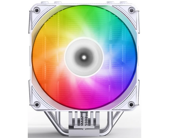  Кулер JONSBO Pisa A5 ARGB White LGA1700/1200/115X/AM5/AM4 (TDP 265W, PWM, 120mm ARGB Fan, 5 тепловых трубок, 4-pin, белый) Retail 