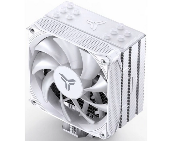  Кулер JONSBO Pisa A5 ARGB White LGA1700/1200/115X/AM5/AM4 (TDP 265W, PWM, 120mm ARGB Fan, 5 тепловых трубок, 4-pin, белый) Retail 