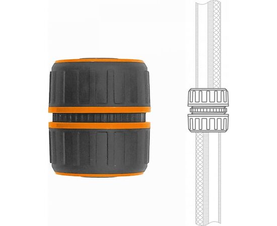  Муфта ремонтная для шланга DAEWOO DWC 3119 15-19мм 5/8"-3/4" 