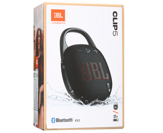  Портативная колонка JBL CLIP 5, чёрный 